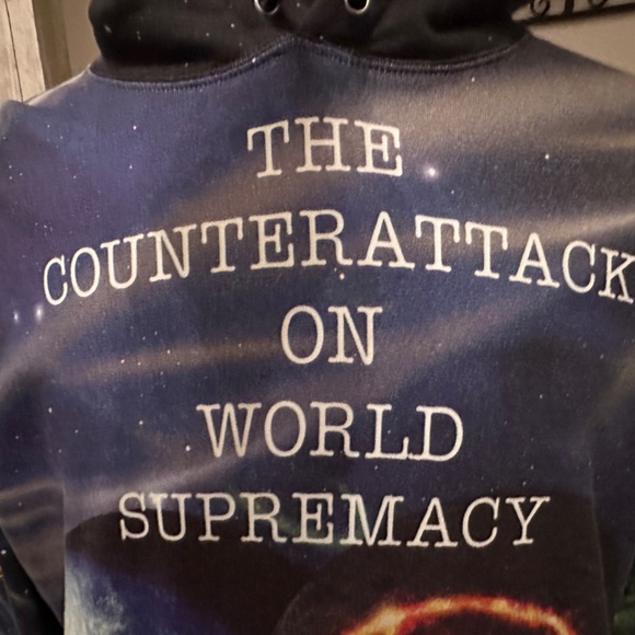 Supreme x Undercover x Public Enemy Fear of Black Planet Size: Large Hoodie NWOT - Picture 4 of 12